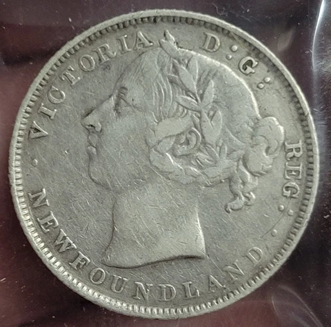 Canada Newfoundland 1899  20 cents VF *Cleaned* Cover