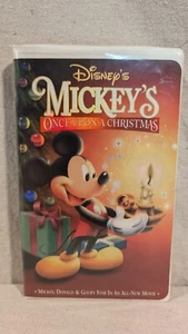 Walt Disney’s Mickey’s Once Upon a Christmas 1999 VHS Clamshell Case - Picture 1 of 9