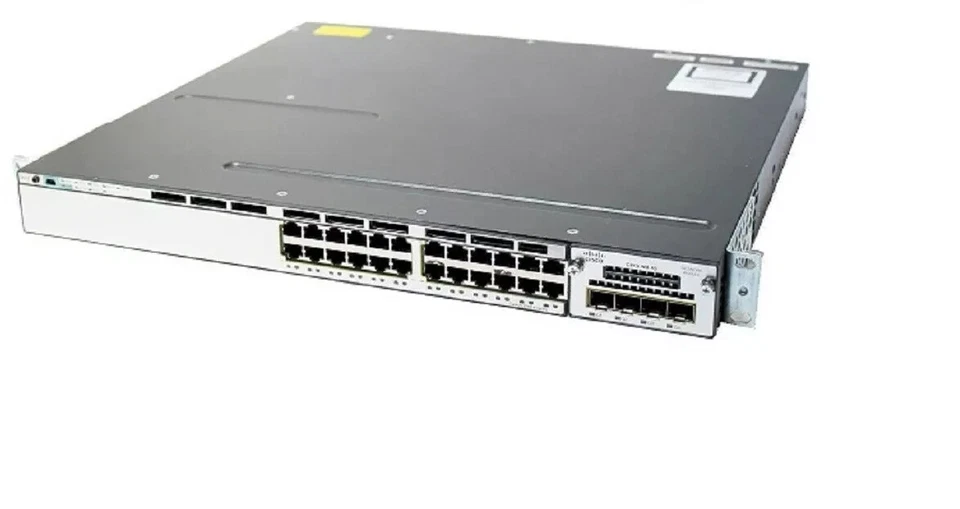 Cisco Catalyst WS-C3750X-24T-L  24-Port Gigabit Ethernet Switch With C3KX-NM-10G - Image 1 of 1
