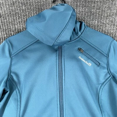 Avalanche Jackets Womens Size Small Blue Long Sleeve Hooded Full Zip Lightweight - Image 1 of 4