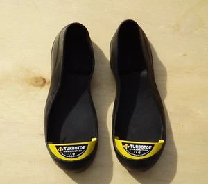 Cubierta para zapatos sin cordones con punta de acero Impacto Turbotoe talla 8-9 para hombre, 10-11 para mujer negra - Imagen 1 de 8