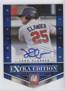 2012 Elite Extra Edition Status Blue Die-Cut Signatures /50 Josh Elander Auto