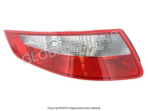 PORSCHE (2005-2009) Taillight Lens (Clear/Red) LEFT (Dr. Side) GENUINE - Picture 1 of 2