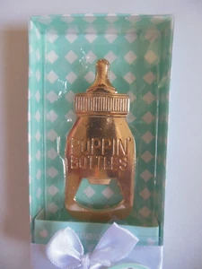 Gold Tone Baby Bottle * Bottle Opener * Free Shipping - Picture 1 of 4