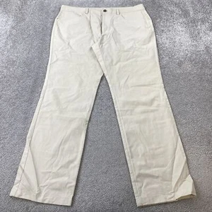 INC International Concepts Pants Men's 36x32 Beige Casual Straight Cotton Blend - Picture 1 of 13