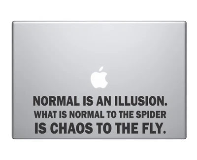 Chaos Motivational Macbook Pro Air Keyboard Sticker Laptop Inspirational Sticker - Image 1 of 3