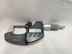 Mitutoyo 293-240 Coolant Proof Digimatic Micrometer IP65 0-25mm Metric Mike - Picture 1 of 13