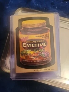 Topps Wacky Packages Eviltime Tan Back 1974 - Foto 1 di 2