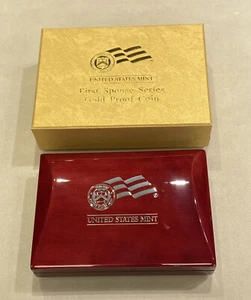 Cápsula GoldCoin Primer Cónyuge Serie Prueba Madera Elegante Caja Exterior e Interior Solo - Imagen 1 de 6