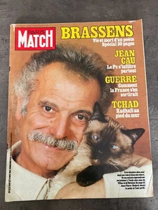 PARIS MATCH N°1694 13 novembre 1981  Mort de Georges Brassens E13 - Bild 1 von 1