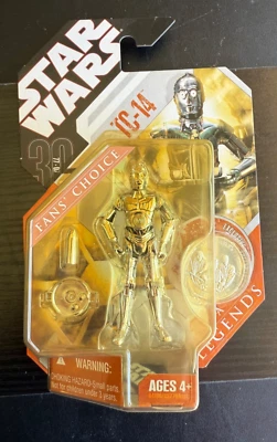 Figura de acción Star Wars Saga Legends TC-14 30 aniversario moneda elección de fan Foto 1 de 2