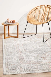 NEW Big Bedding Mayfair Lorissa Silver Rug - Picture 1 of 16