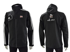 adidas POLAND volleyball Polska black warmth jacket 2012 size UK 38-40 M men's - Picture 1 of 15
