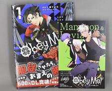 Obey Me! The Comic vol.1 with Promo Card Mammon Leviathan Manga Japan obi