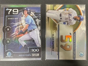 2024 Bowman Chrome Lot x4 Taylor/ramirez - Picture 1 of 1