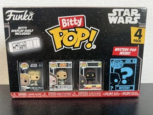 Funko Bitty Pop Star Wars 4er Pack Luke Skywalker, Obi-Wan, Jawa Mystery - Picture 1 of 2