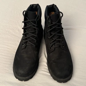 TIMBERLAND Men’s Boots Primaloft 200 Gram Size 5.5M Black Suede Shoes Tims - Picture 1 of 9