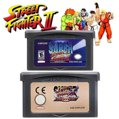 Street Fighter II 2 HD Revival Gameboy Advance Cartridge USA Version GBA - Image 1 of 3