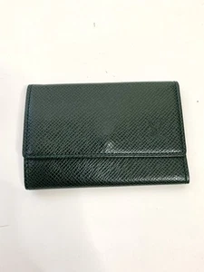 LOUIS VUITTON LV Green Taiga Epicea Leather 6 Gold Hooks Key Holder Case Wallet - Picture 1 of 11