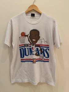 Vintage 1989 Detroit Pistons Joe Dumars Bad Boys Shirt Screen Stars Best L - Picture 1 of 5