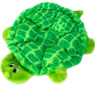 ZippyPaws Squeakie Crawler - SlowPoke the Turtle - Green - Image 1 of 2