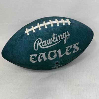 Philadelphia Eagles Rawlings Fútbol Verde con Logo NFL Filadelfia Hecho en Taiwán Foto 1 de 4