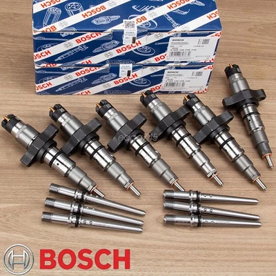 6Pcs OEM Bosch 0445120238 Fuel Injectors for 2004-2009 Dodge Ram 2500 3500 5.9L - Image 1 of 4