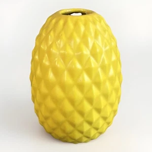 Portacandele vintage a forma di ananas motivo diamantato. - Foto 1 di 6