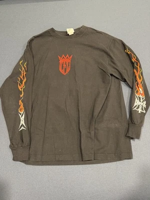 De colección Jesse Who CFL West Coast Choppers Calavera Llama Manga Larga Para Hombres Grande Foto 1 de 2