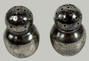 Vintage Sterling Silver Salt & Pepper Shakers –STERLING 2001 – Mid-Century Pair - Picture 1 of 6
