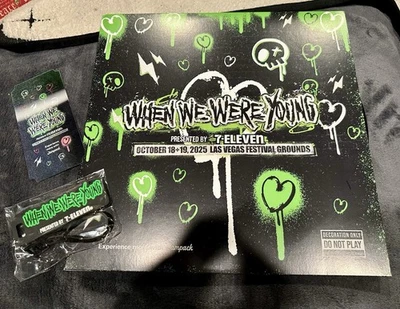 When We Were Young 12” Music Record Panic Disco Blink 182 Offspring Weezer LP - Image 1 of 4