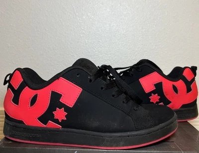 Women’s DC Court Graffik Shoes Size 9 Black / Hot Pink - Image 1 of 4