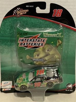 Winners Circle Bobby Labonte #18 Shrek 2  1/64 Scale NASCAR Diecast with Hood - Image 1 of 2