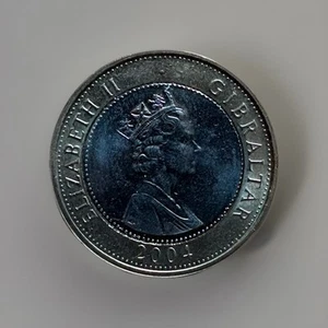Gibraltar 2 Pound 2004 UNC - Picture 1 of 2