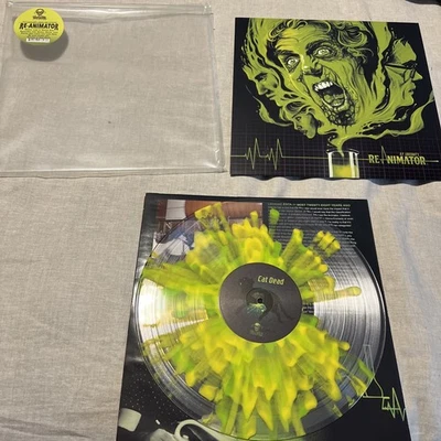 H.P. Lovecraft's Re-Animator Original Soundtrack LP Re-Agent Splatter (2019) - Image 1 of 4