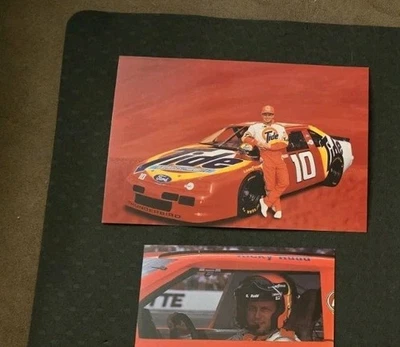 Tarjeta de héroe de carreras Ricky Rudd Tide #10 de colección 5x7 postal publicidad NASCAR Foto 1 de 2