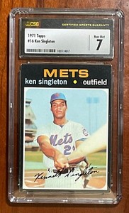 1971 Topps Baseball Ken Singleton #16 - NM