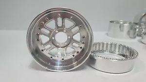 4PCS Aluminum 2.2inch Beadlock Wheel Rims & Center Cap for 1/10 RC Crawler Car - Picture 1 of 11