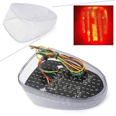 LED Tail Light Turn Signals For YAMAHA V-Star 650 XVS650 Classic 98-10 Clear New - Image 1 of 4