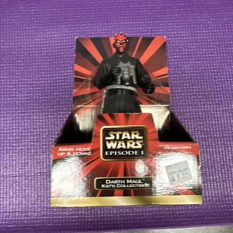 Star Wars Episode One DARTH MAUL Kid's Collectible 7" Action Figure Applause NIB Cover