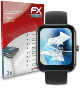 atFoliX 3x Écran protecteur pour Amazfit Bip 3 Pro clair&flexible - Photo 1 sur 6