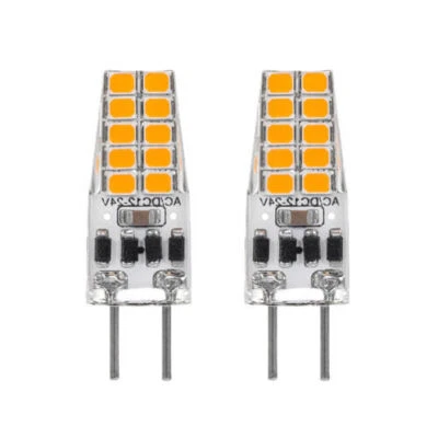 2stk GY6,35/G6.35 LED SMD Sparlampe Leuchtmittel Birne Lampe Warmweiß AC/DC 12V - Bild 1 von 4