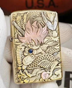 New Zippo oil Lighter Son Goku with box - Picture 1 of 5