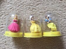 Disney Princess small mini figures capsules set bundle Aurora Belle Snow White