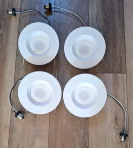 SYLVANIA 5”/6” LED Recessed Lighting Downlight with Trim, 8.5W, 4 Pack (R) - Picture 1 of 4