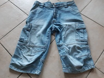 Jeans Knickerbocker Herren, Cargo, Denim, blau, Gr. 48, Y.O.U. - Bild 1 von 4