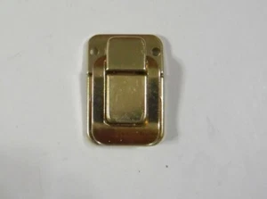 Gibson & others Case Latch BRASS Larger version w / holes /w rivets - Picture 1 of 1
