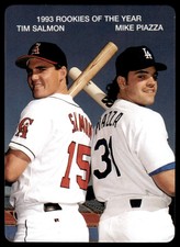 1994 MOTHER'S COOKIES MIKE PIAZZA AND TIM SALMON TIM SALMON/MIKE PIAZZA (BACK TO