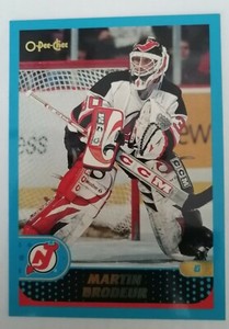 2001-02 O Pee Chee Martin Brodeur, New Jersey Devils, Large Card # 3