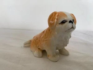 VINTAGE PORCELAIN SYLVAC PEKINESE DOG FIGURINE ENGLAND - Picture 1 of 18